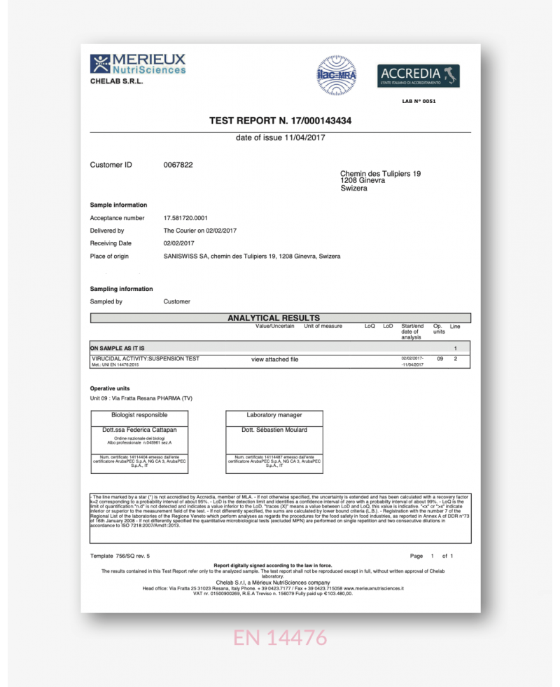 SaniHome皇牌多用途消毒噴霧 1000毫升補充裝 (全新包裝)